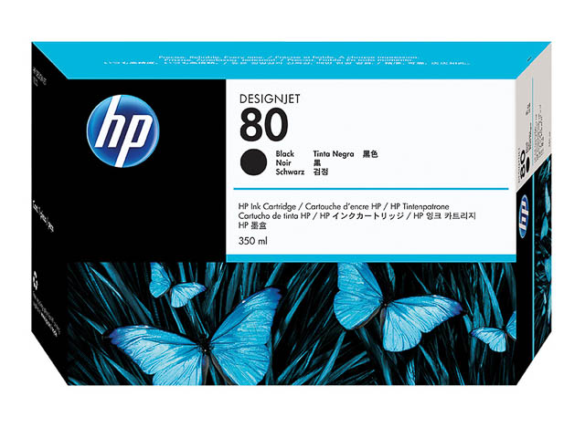 Original HP Tintenpatrone Nr. 80( C4871A) black