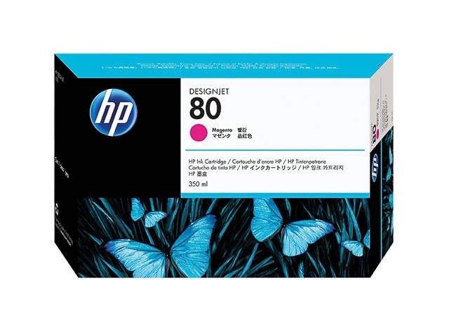 Original HP Tintenpatrone Nr. 80( C4847A) magenta